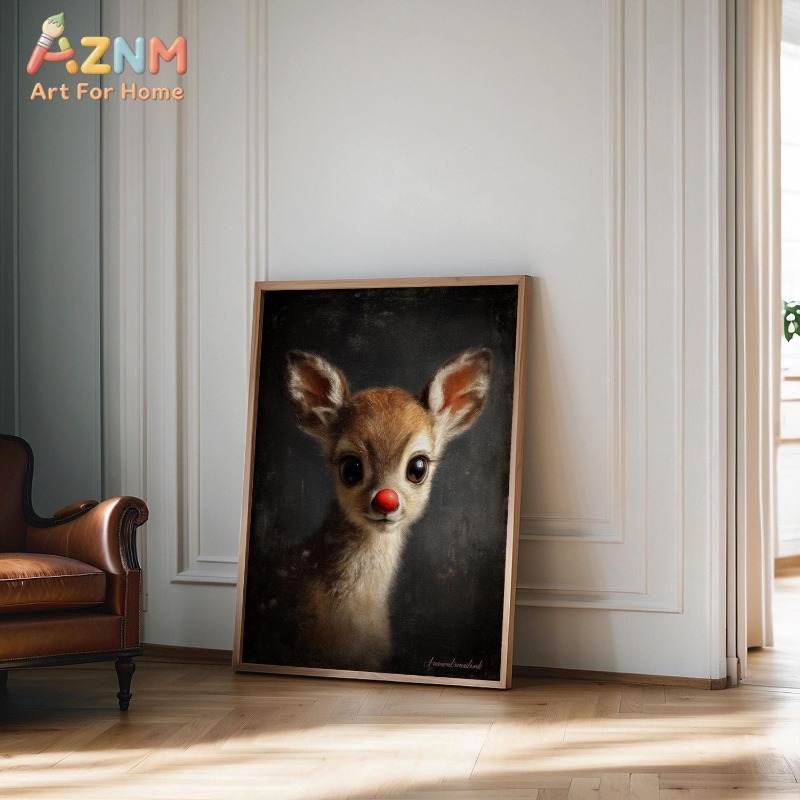 Unframed Canvas Wall Art Cute  - Baby Nursery Vintage Decor review and price