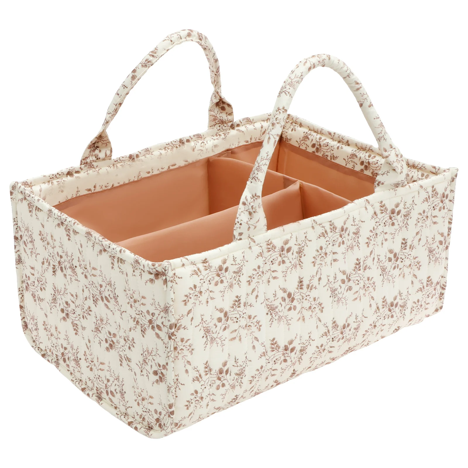 Floral Diaper Caddy Organizer  - Baby Nursery Organization Ideas review and price