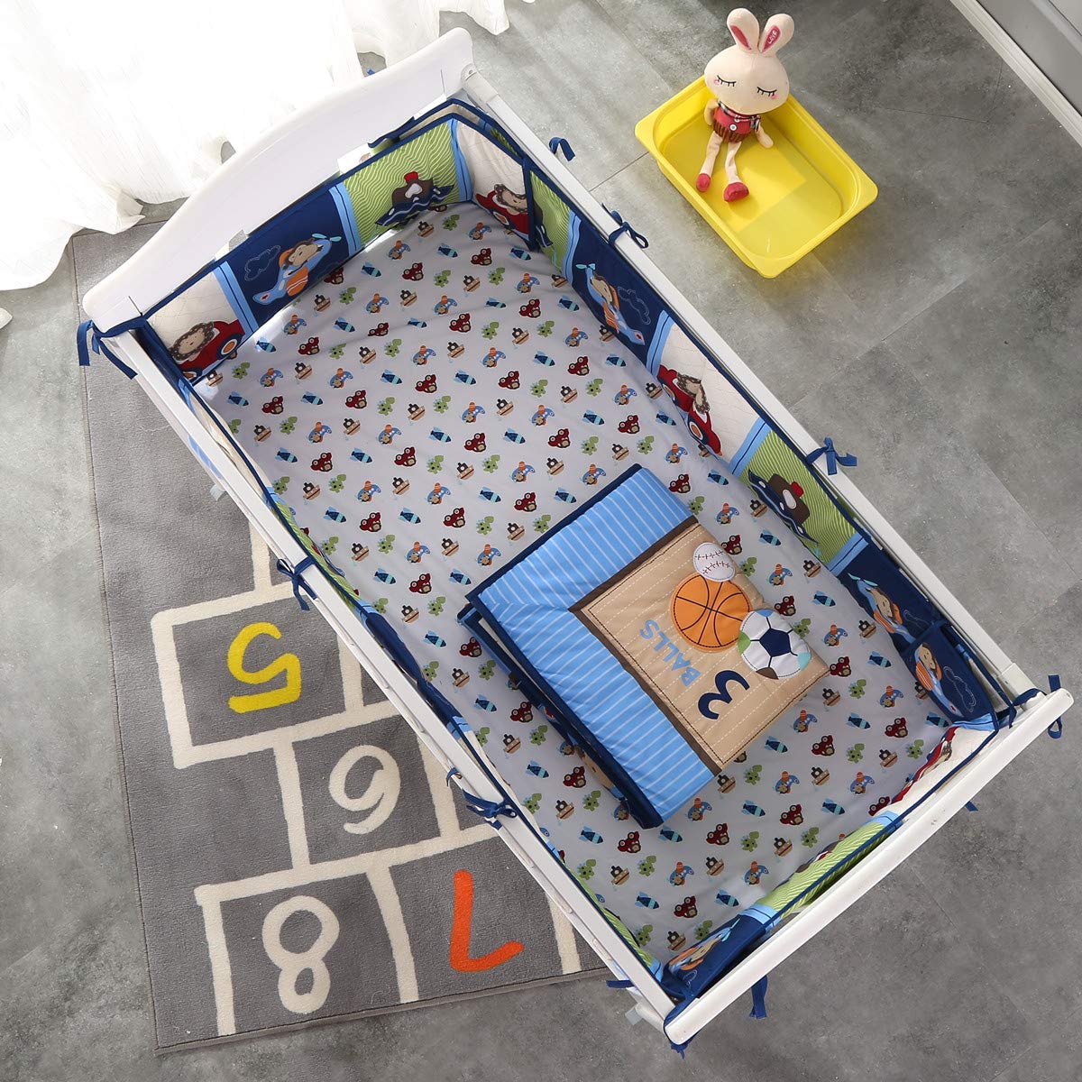 7Piece Crib Bedding Set Infant - Baby Nursery Kit review and price