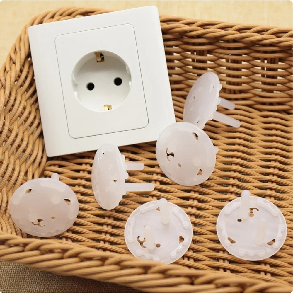 5/10pcs EU Power Socket Protec - Outlet Cover Childproof review and price