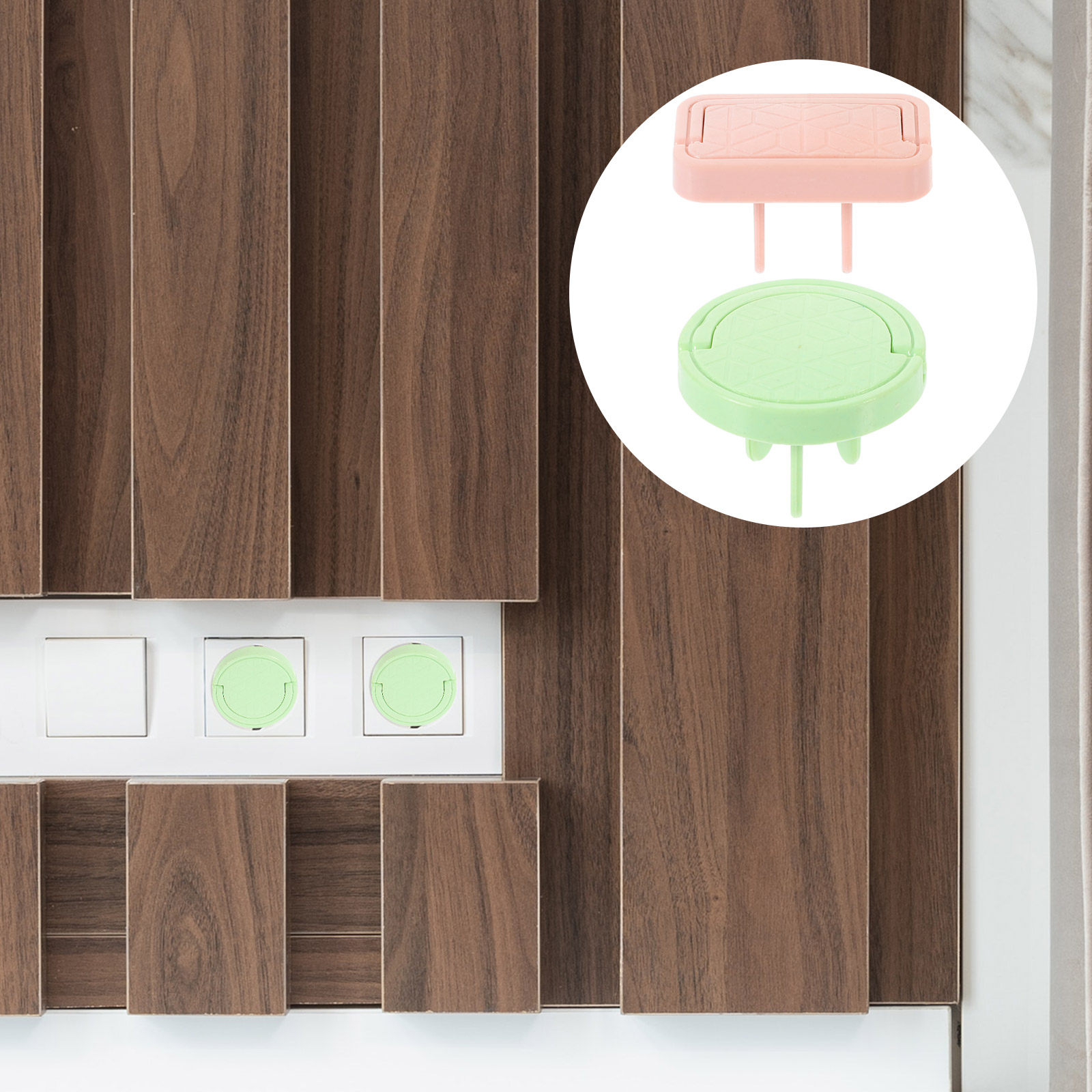8Pcs Child Safety Power Socket - Outlet Cover Childproof review and price