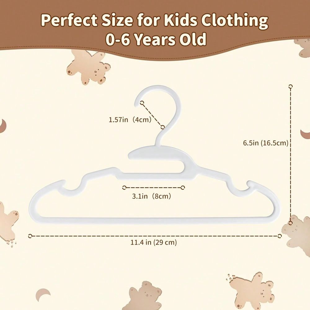 70 100 Pack Kids Hangers Plast - Baby Nursery Kids review and price