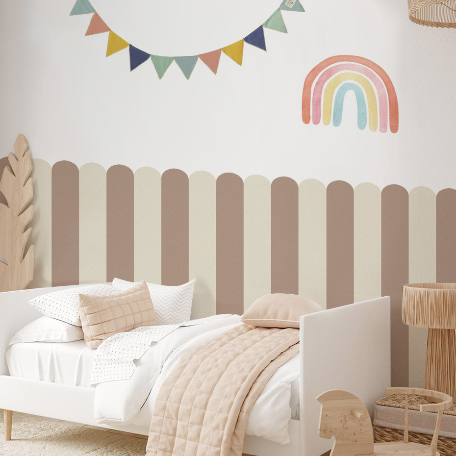 Multicolor Vertical Striped Ar - Baby Nursery Vinyl review and price