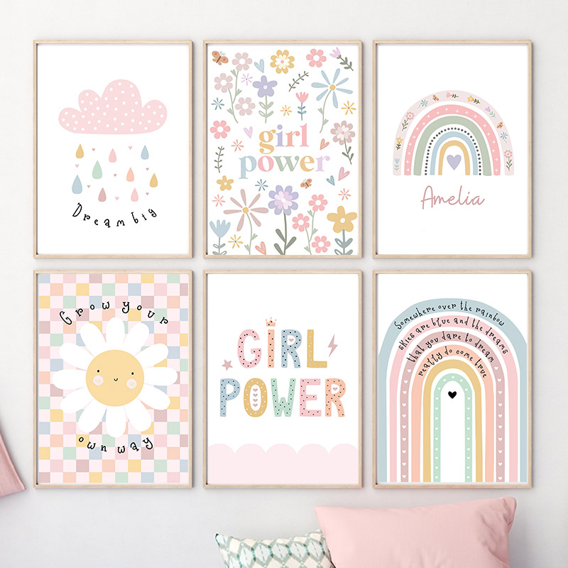 Sun Flower Rainbow Cloud Heart - Baby Nursery Kids review and price