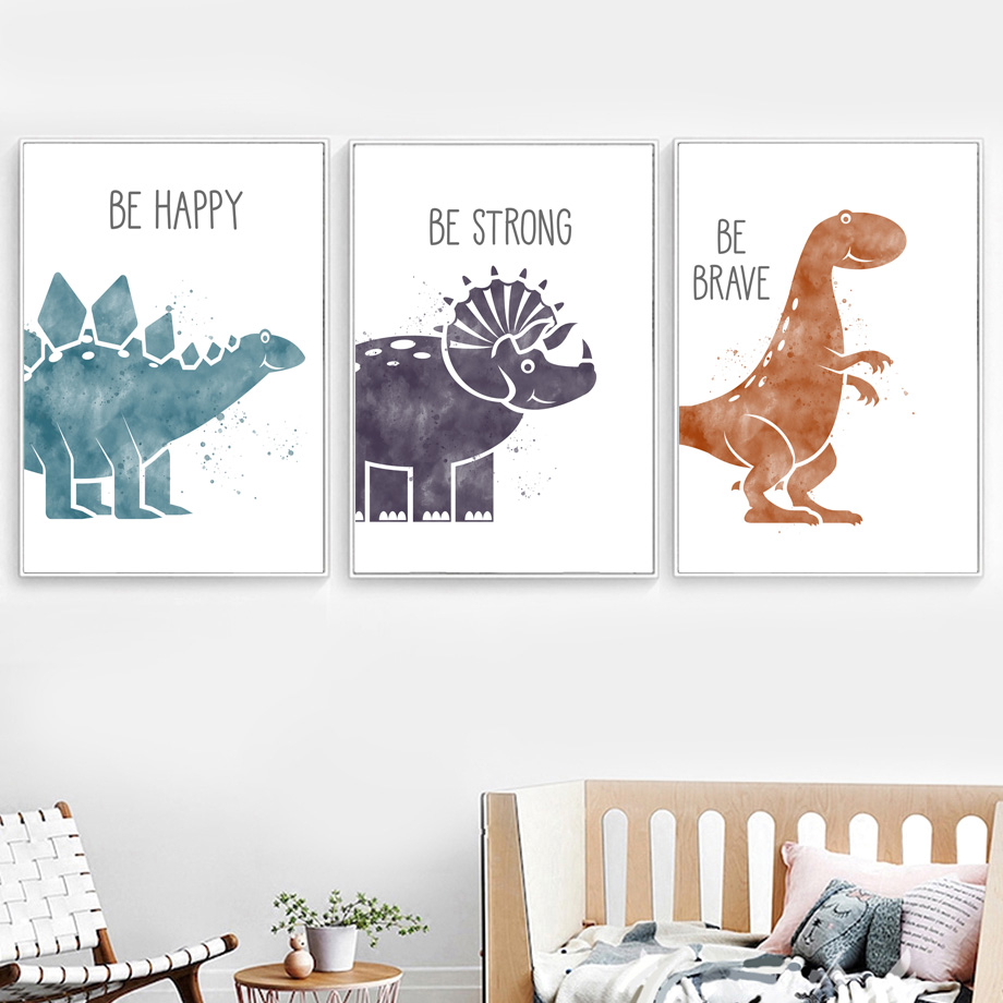 Cute Dinosaur Cartoon Animal Q - Baby Nursery Quotes review and price